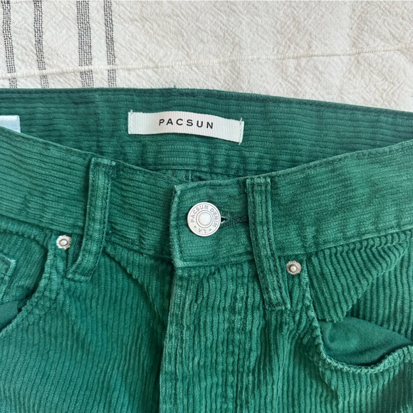 Pacsun Green Corduroy Dad Jean | 22 - Picture 5 of 6